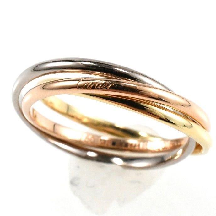 カルティエ トリニティリング K18 XS 3連リング スリーカラー