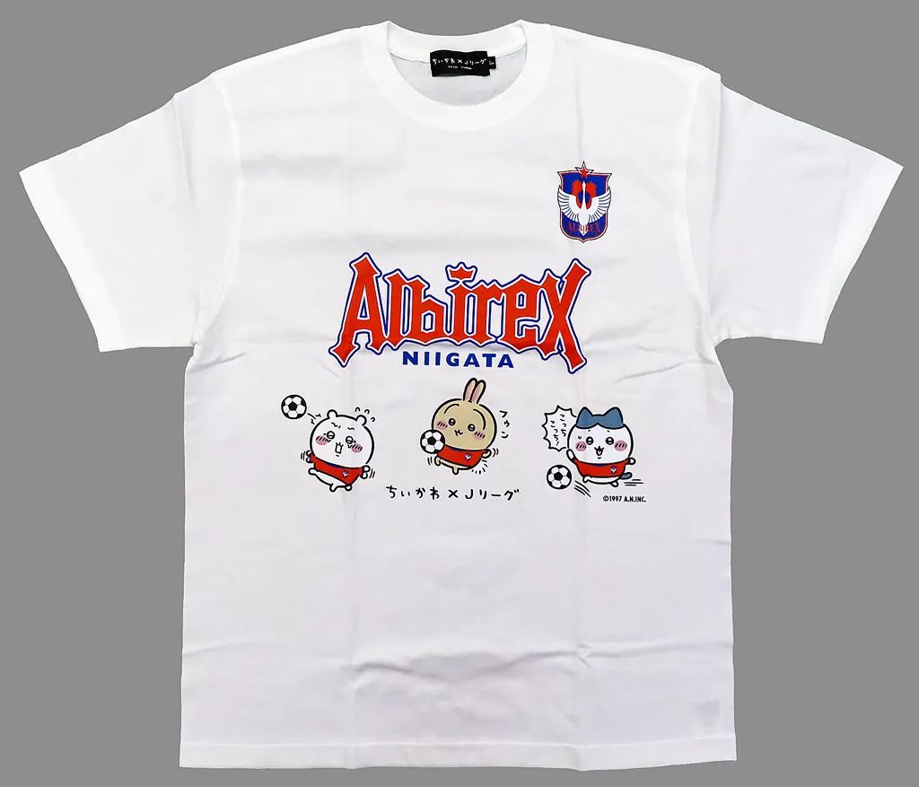 中古】Tシャツ ちいかわ＆ハチワレ＆うさぎ(アルビレックス新潟) T 