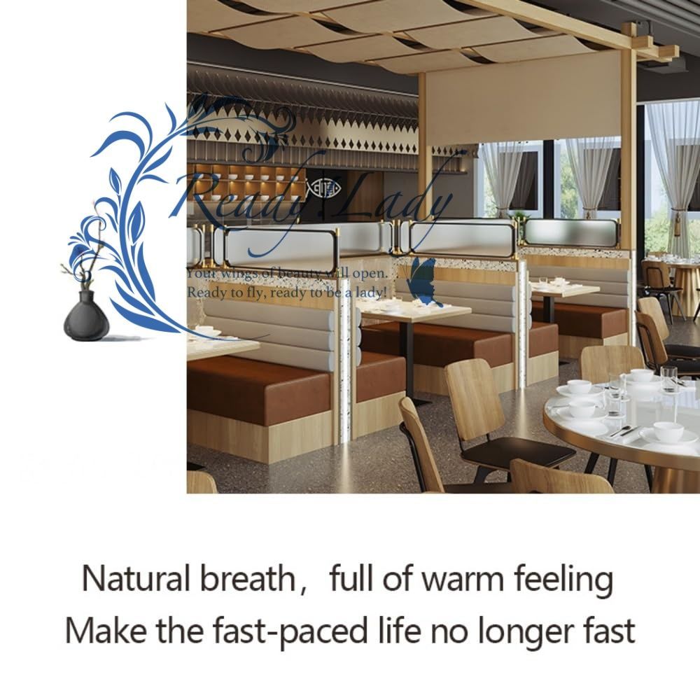  半壁カウンタートップローフェンス仕切り 強化ガラスパーティション 半透明プライバシースクリーンパネル レストランショートスクリーンブロッキングフェンス White 4 pcs ドア 扉 板戸 障子 住宅設備