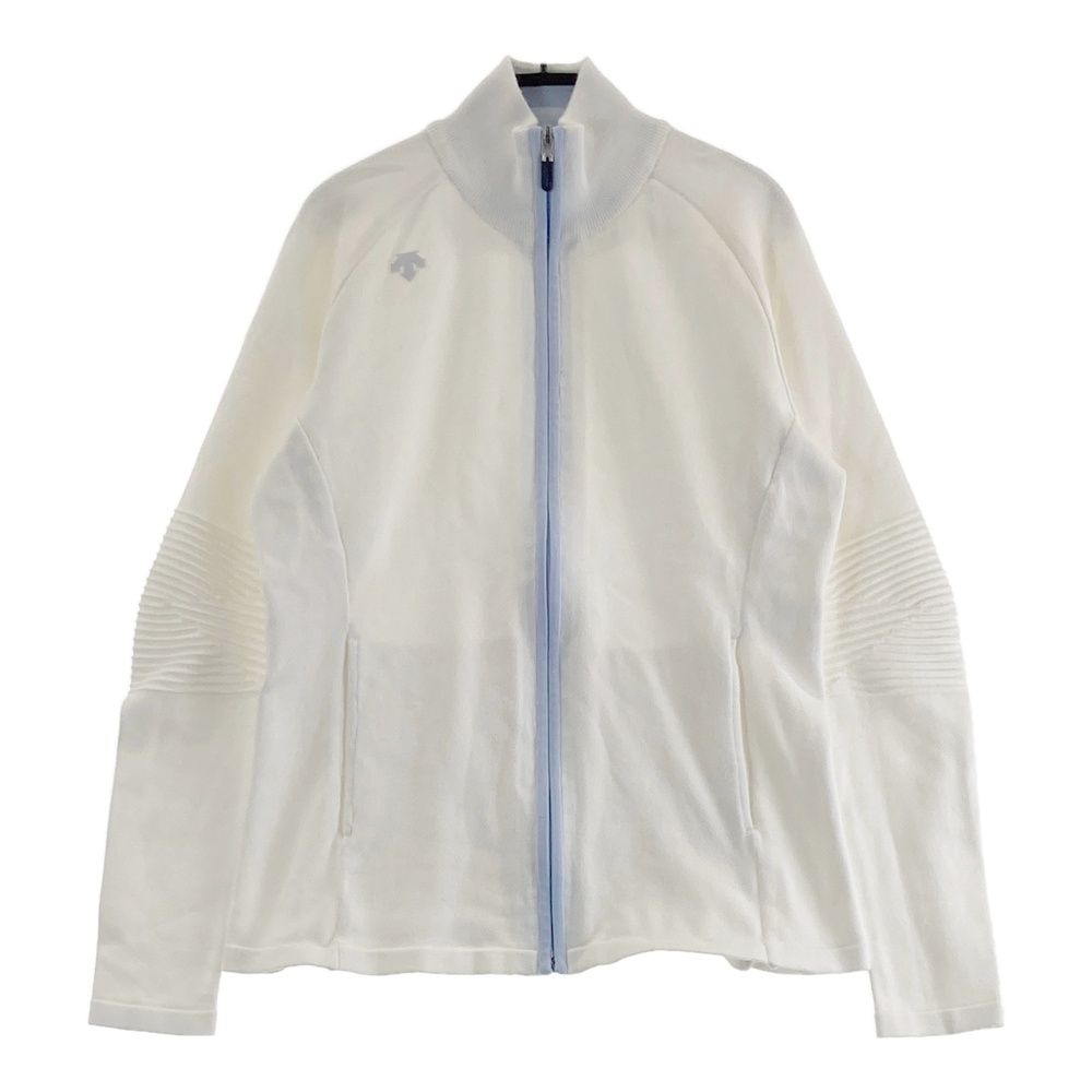 サイズ：M DESCENTE GOLF デサントゴルフ ニット ジップジャケット
