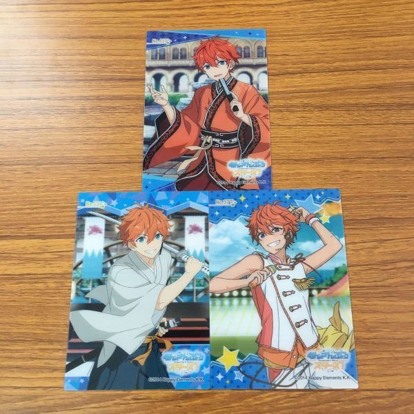 新品★あんスタ【明星スバル＆遊木真】富士急★つながるアクリルチャーム★2点セット Trickstar 横顔缶 明星スバル 氷鷹北斗 遊木真 衣更真緒 あん