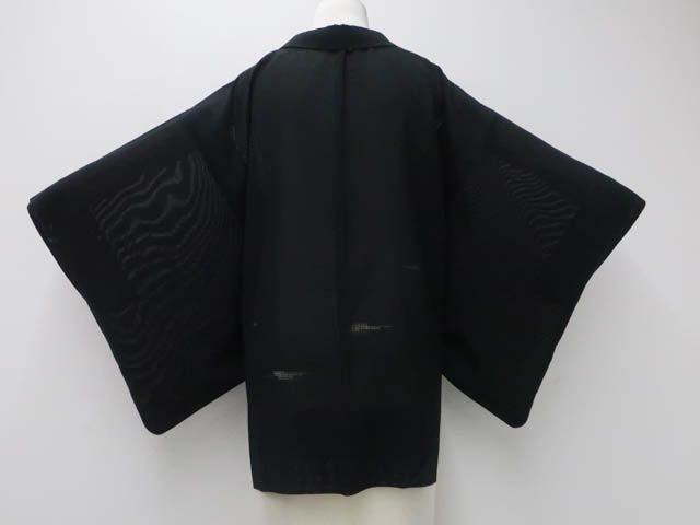 【予約販売】本 絽 夏物 一輝堂】【着物】黒羽織 夏 身丈約 羽織紐別売り 霞文 ポケモンカードゲーム