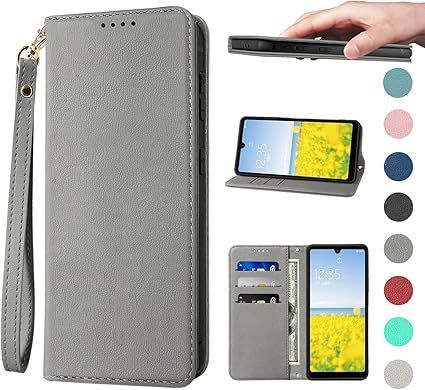 【在庫処分】Xperia ACE III ケース 手帳 高質PUレザー Xperia ACE III カバー SO-53C ケース 手帳型 SOG08 携帯カバー 耐衝撃 皮革 内蔵マグネット開閉式 ベルトなし スマホケース おしゃれ カードポケッ