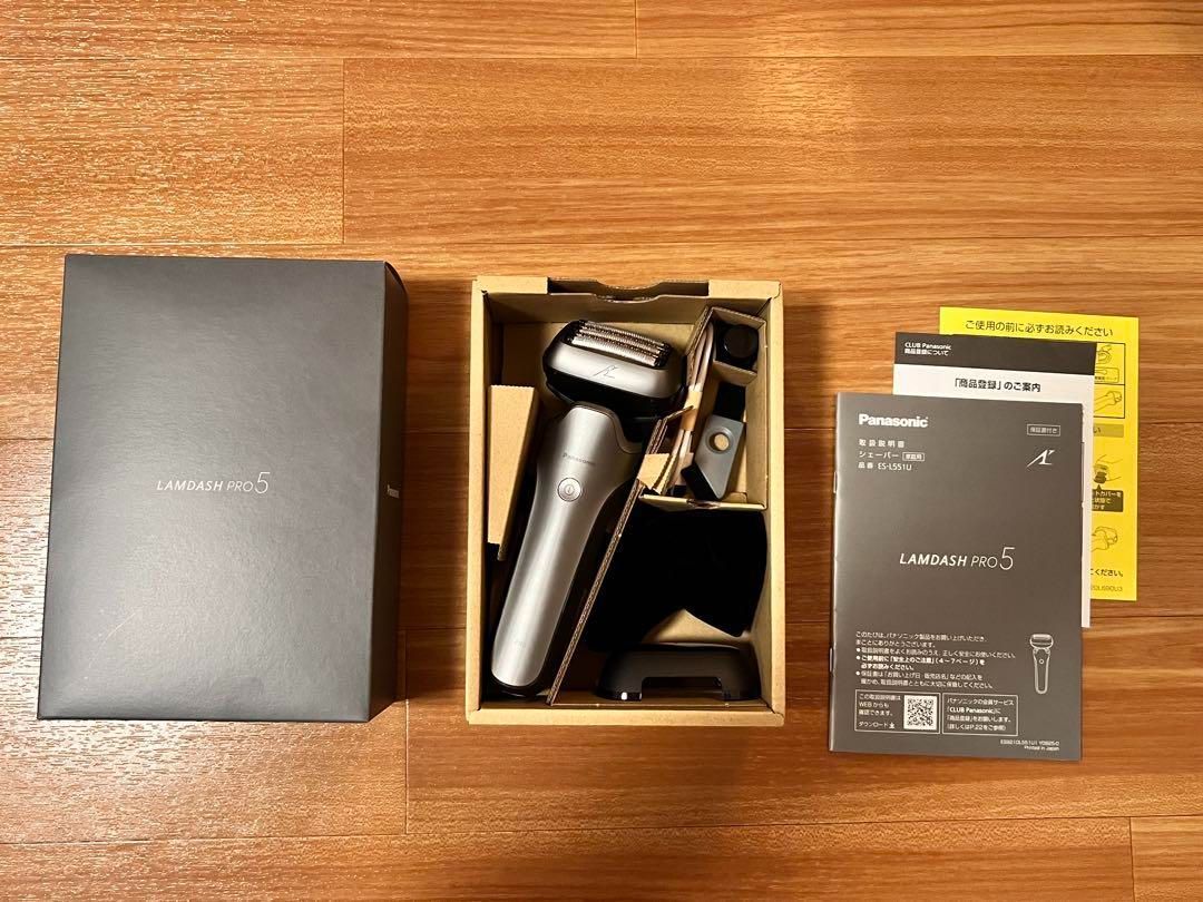  発売モデル ラムダッシュPRO５ チタンシルバー メンズ電気シェーバー 髭そり 脱毛 除毛