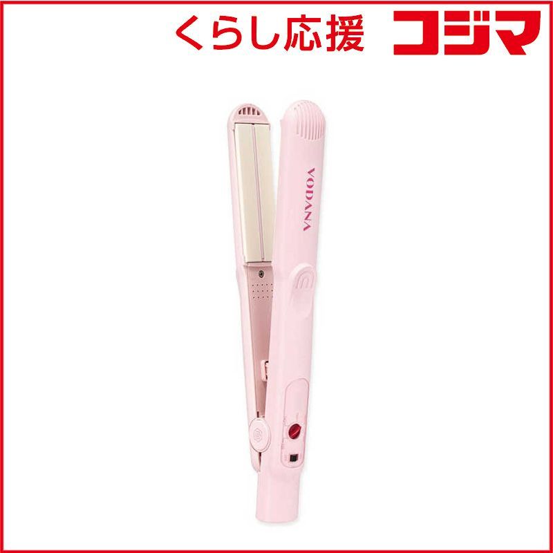 本物保証，最新作 【 新品 未開封 】   WONDERLINE ソフトバーフラットアイロン VODANA(ボダナ) 約120℃～200℃ ピンクバニラ PANFD10R_PV 未使用 送料無料 ストレートヘアアイロン
