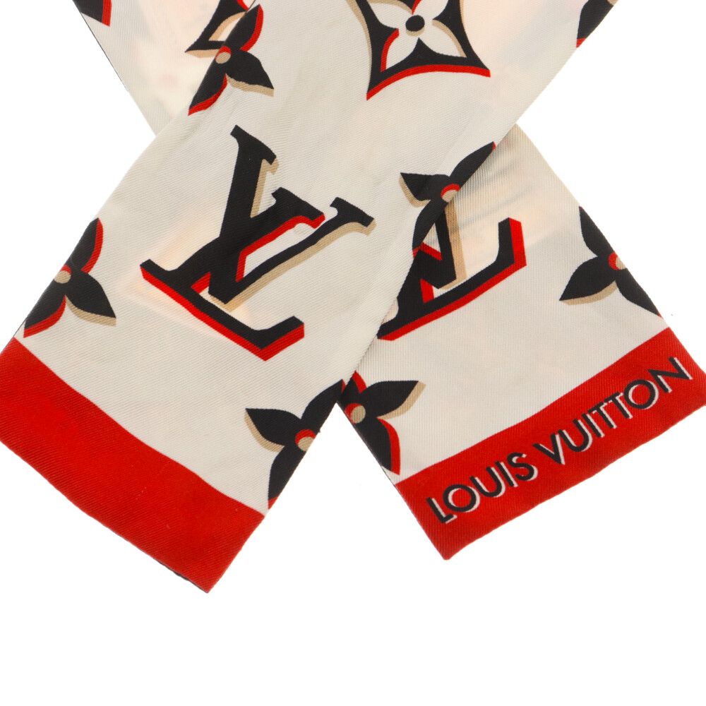 LOUIS VUITTON ルイ・ヴィトン M76733 スカーフ 新品同様 ホワイト
