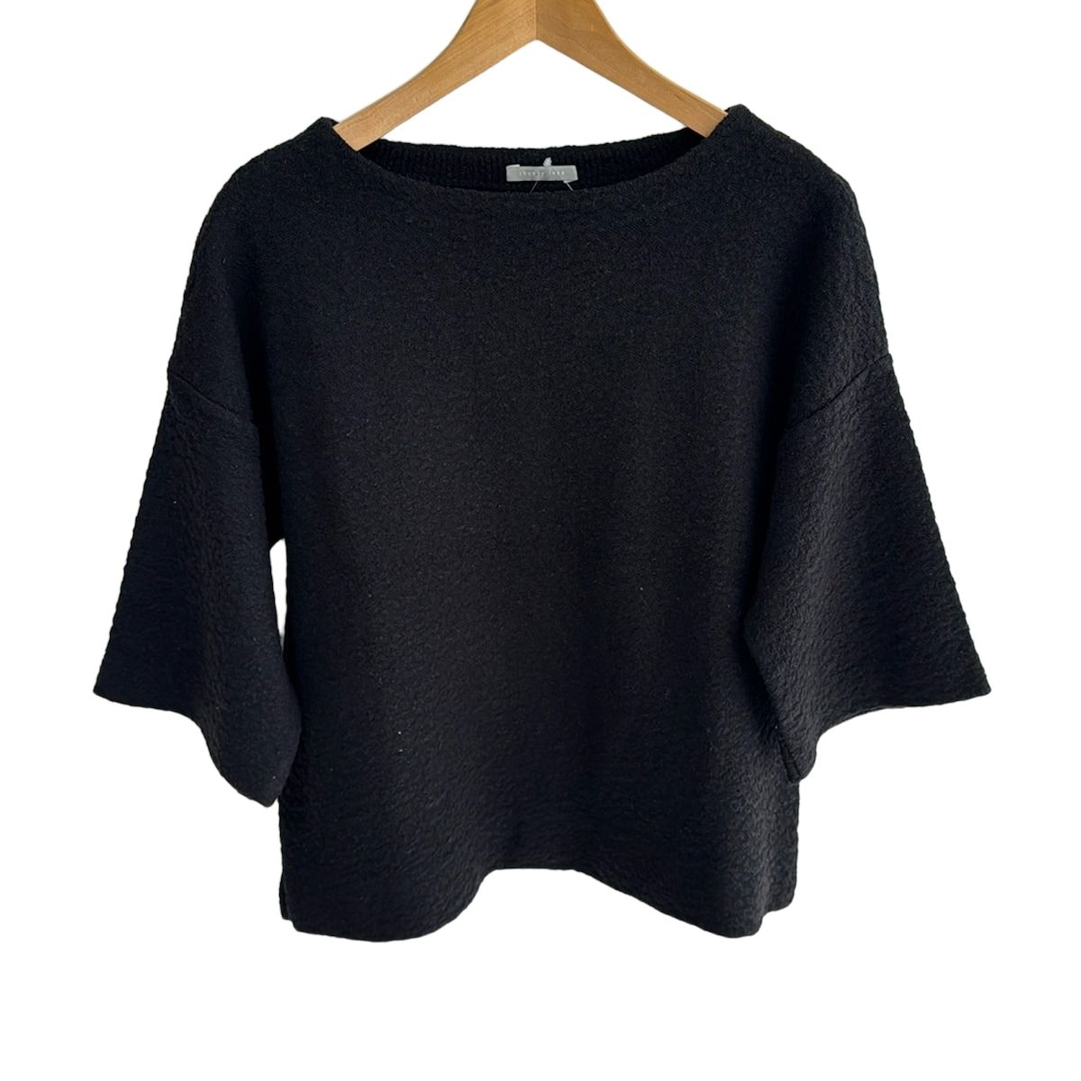 theory luxe セオリーリュクス 七分袖セーター サイズ38 M レディース - 黒