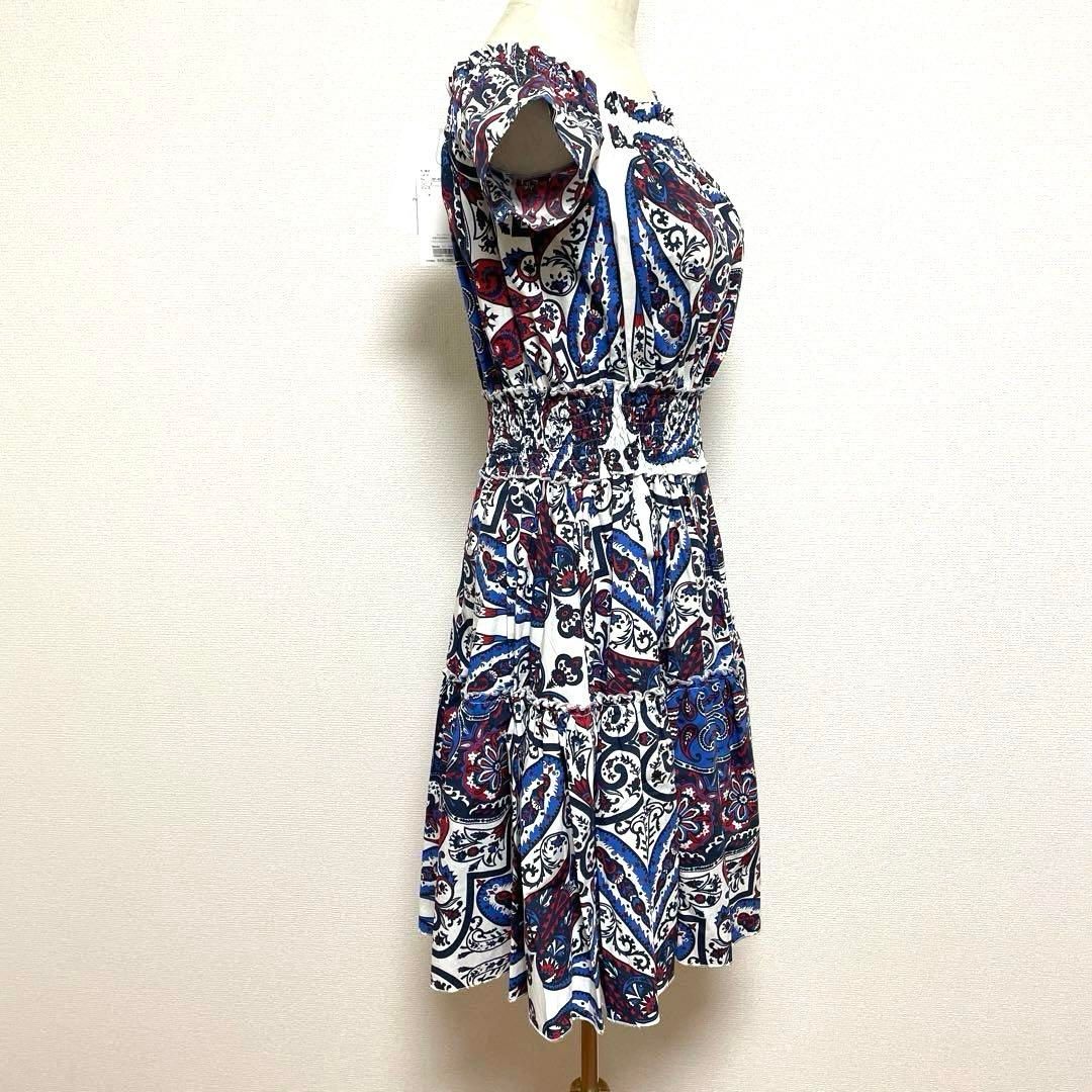 AINEA アイネア ペイズリー柄 フ ワンピース 40 イタリア製