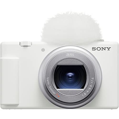 ○ SONY コンパクトデジタルカメラ ホワイト ZV-1F 中古】「非常
