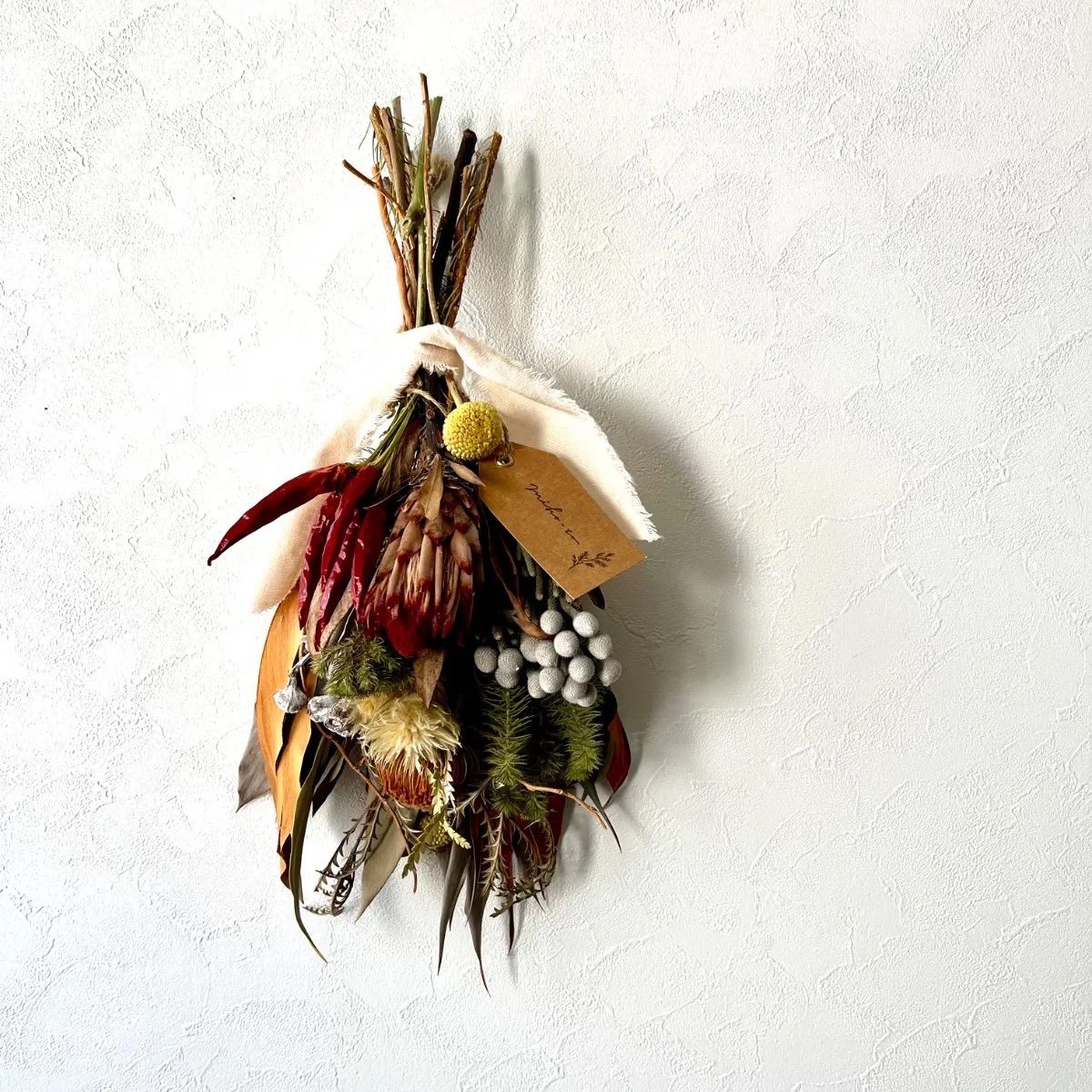 プロテアロビンのスワッグ⚘ プロテア ロビン ドライフラワー