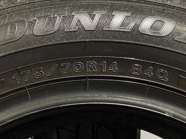 走行短め DUNLOP WINTER MAXX WM02 175/70R14 14インチ スタッドレス 2 