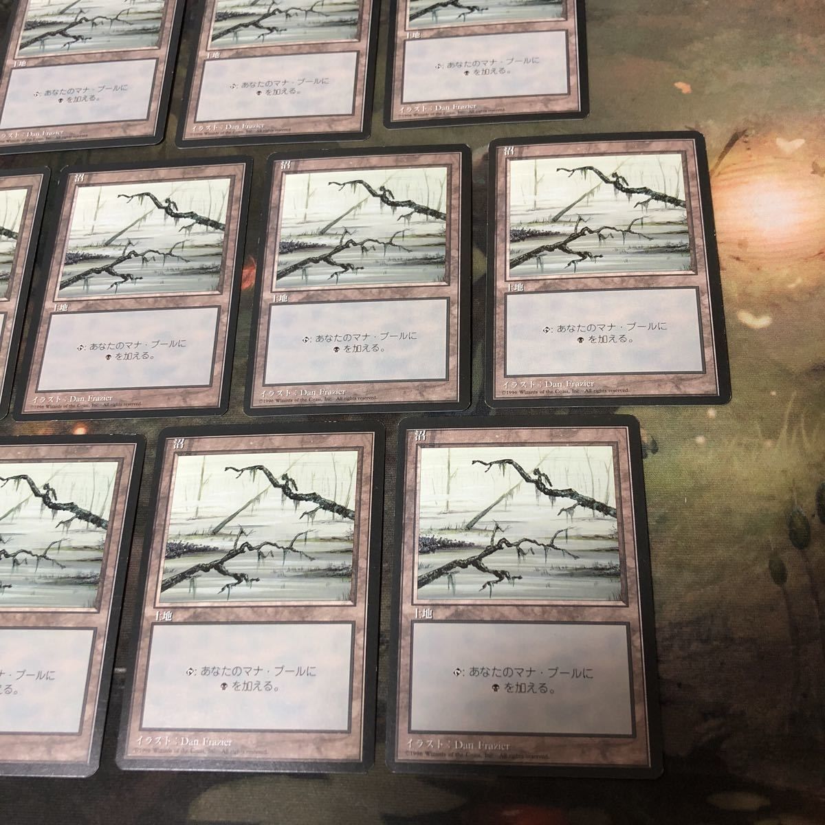 Amazon.co.jp: MTG 基本土地 第4版日本語 黒枠 15種類15枚コンプ