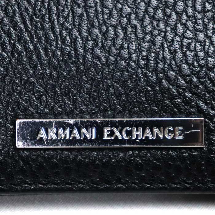 ARMANI EXCHANGE アルマーニエクスチェンジ 札入れ ブラック メンズ 中古