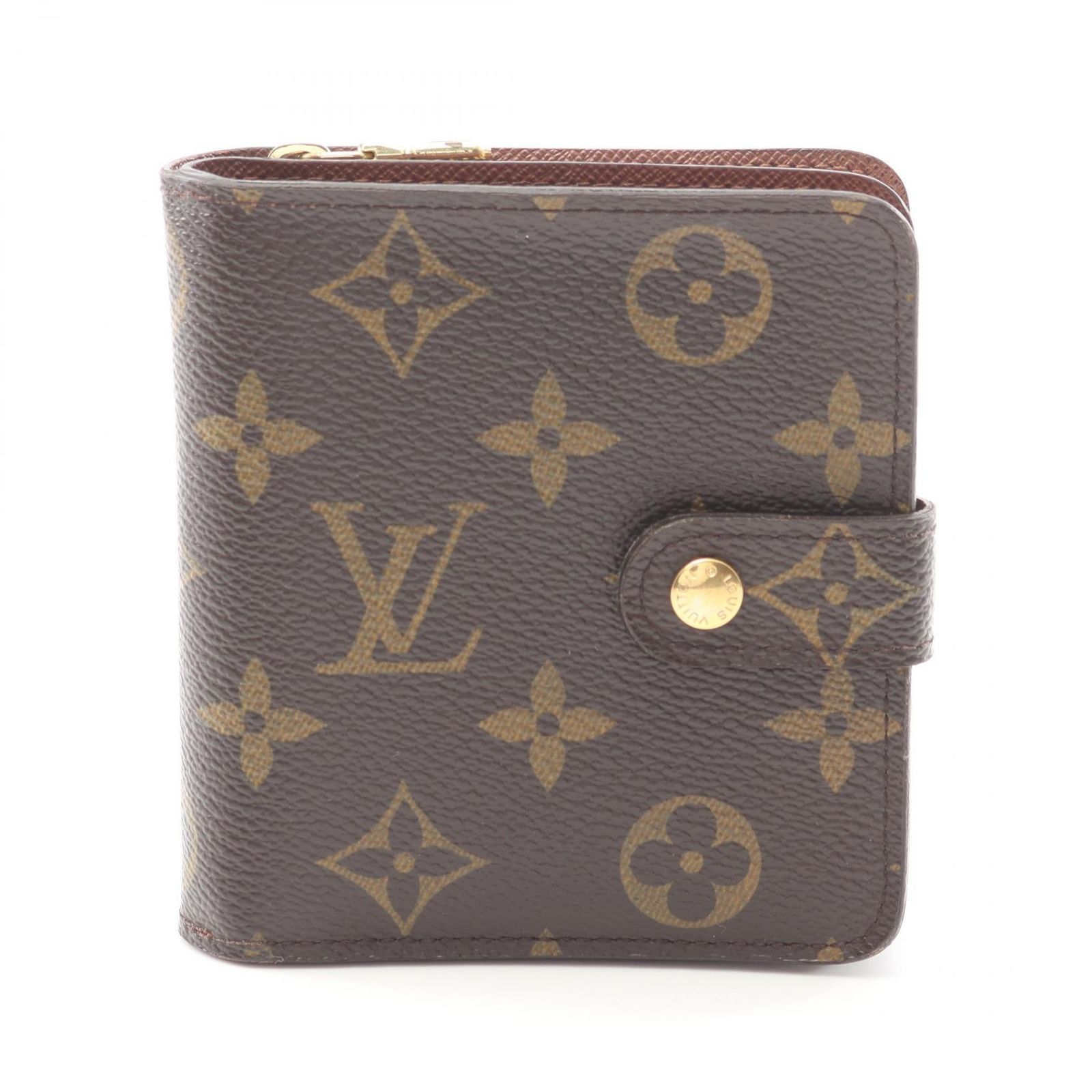 LOUIS VUITTON ルイ ヴィトン コンパクトジップ 二つ折り財布