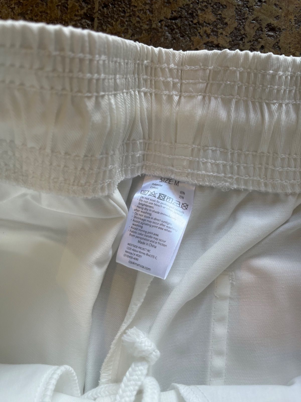 COOKMAN CHEF BLOOM PANTS 新品 ホワイト WHITE