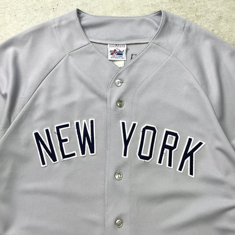 00年代 NEW YORK YANKEES ニューヨーク ヤンキース ベースボールシャツ メンズ2XL相当 00年代 NEW YORK YANKEES ニューヨーク ヤンキース ベースボール