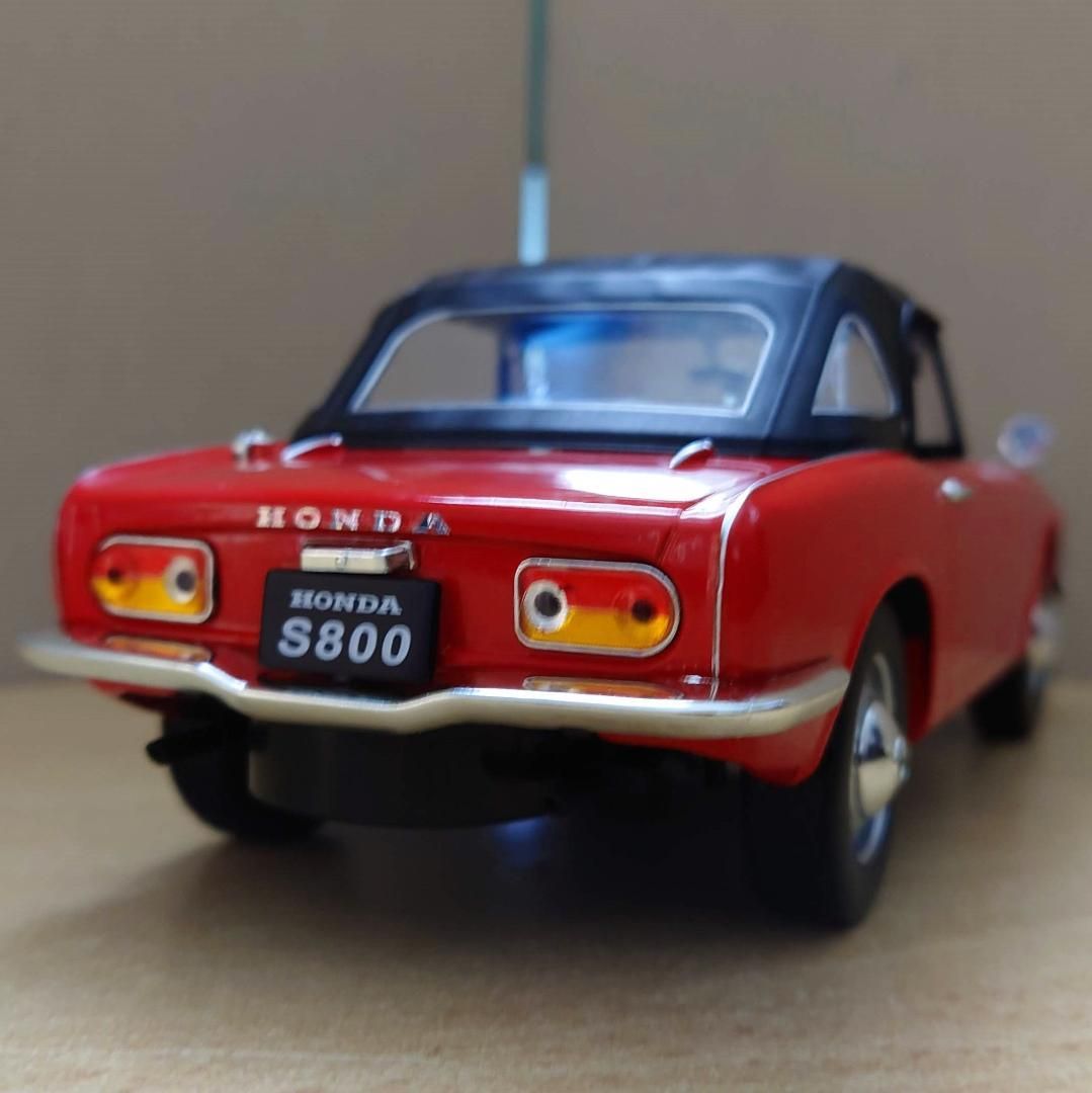 1/18ホンダS800 幌付 レッド FIRST製 ダイキャスト製ミニカー 1/18ホンダS800 幌付 レッド FIRST製 ダイキャスト製ミニカー
