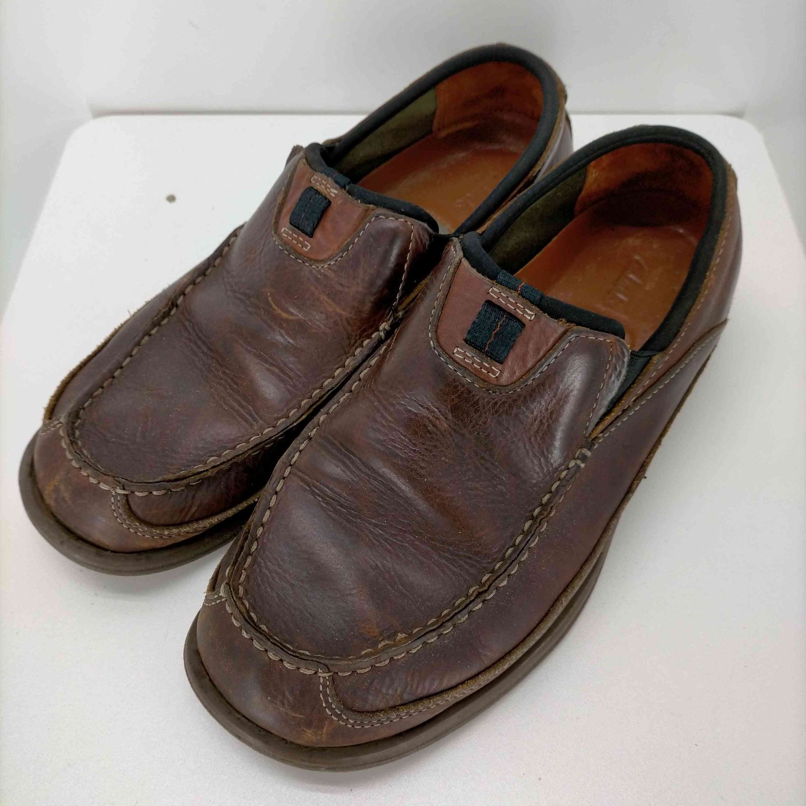 クラークス Clarks レザー スリッポン シューズ メンズ JPN：27 - メルカリ