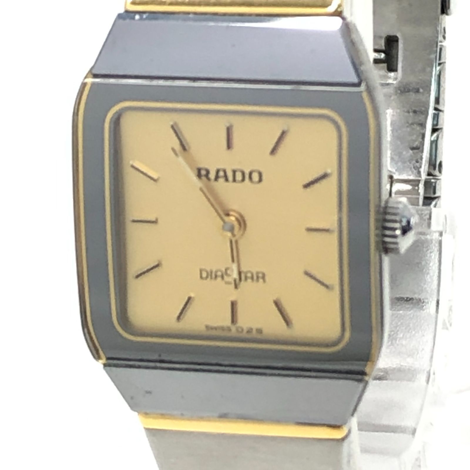 RADO ラドー ダイヤスター 204.0268.3 レディース 腕時計 ゴールド文字 