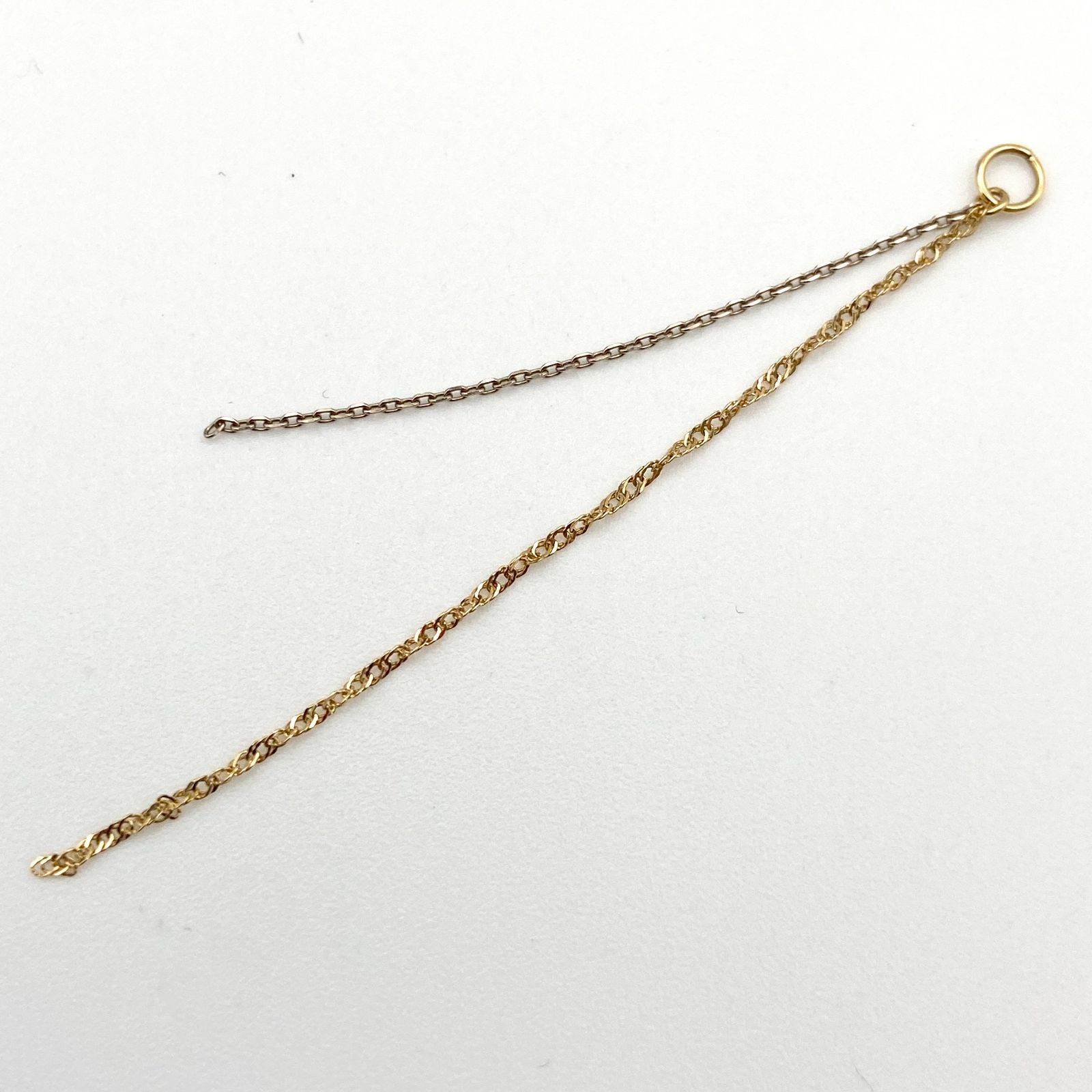 返品OK】203jewelry 203ジュエリー K18 ピアス ＋ オプション チェーン