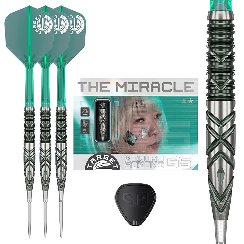 TARGET ターゲット THE MIRACLE GEN6 90% 23G SP STEEL TIP DARTS ザ ミラクル G6 スティールティップダーツ 1