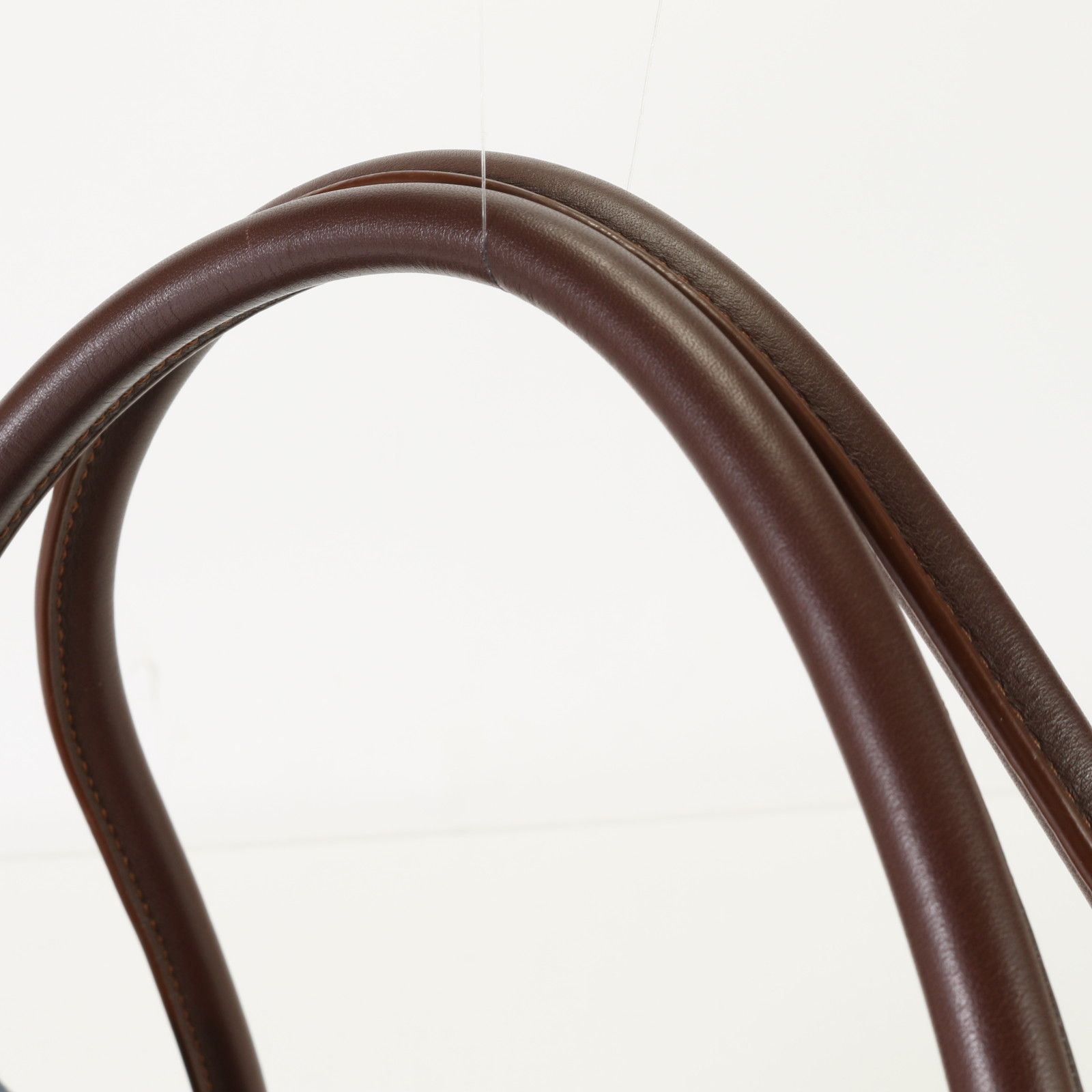 新品同様 セリーヌ パリ マカダム ラージ シューケット デニム レザー  