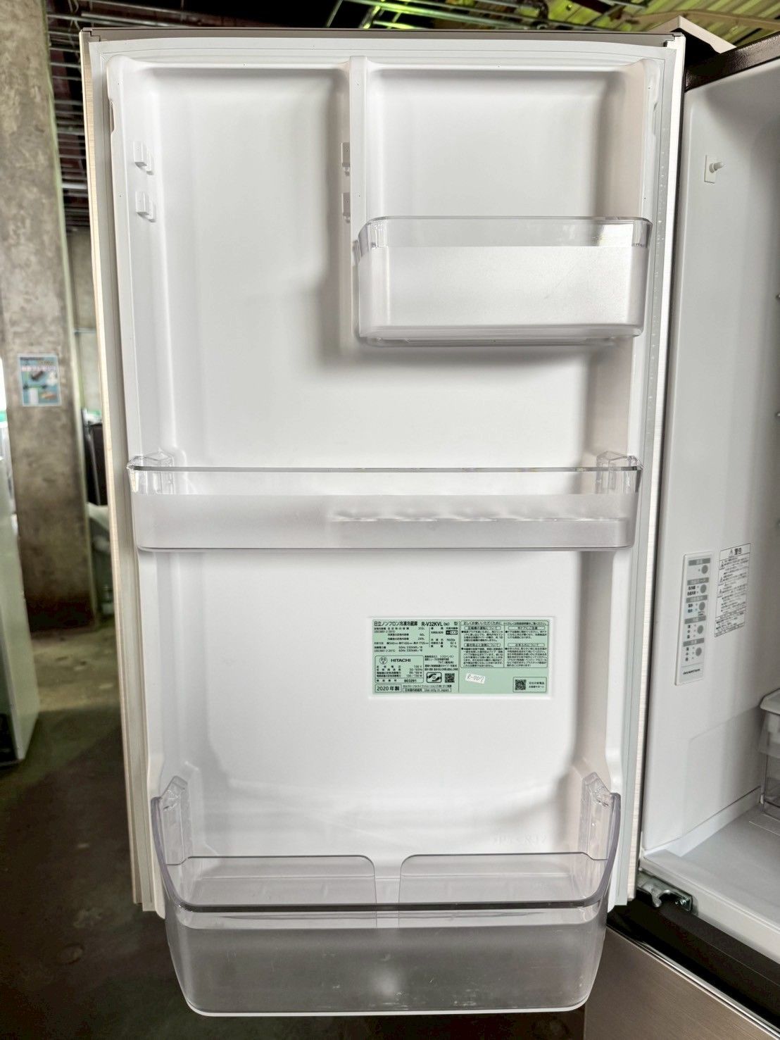 大阪送料無料☆3か月保障付き☆冷蔵庫☆日立☆3ドア☆2020年☆R-V32KV