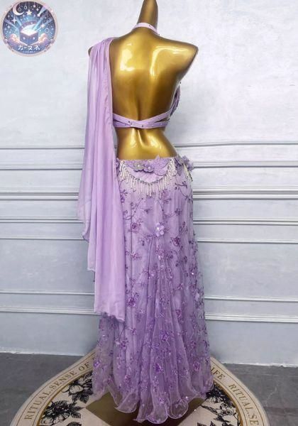 オリエンタル衣装 レースパープル