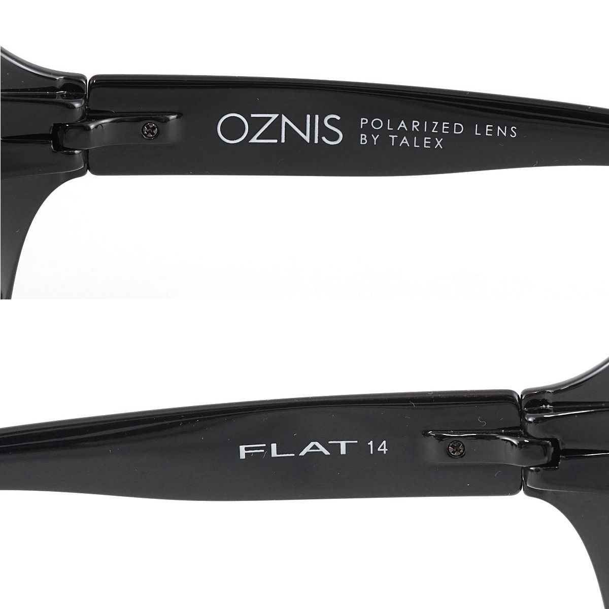 偏光サングラス OZNIS BY TALEX FLAT14 USED美品 ブラック ケース付 
