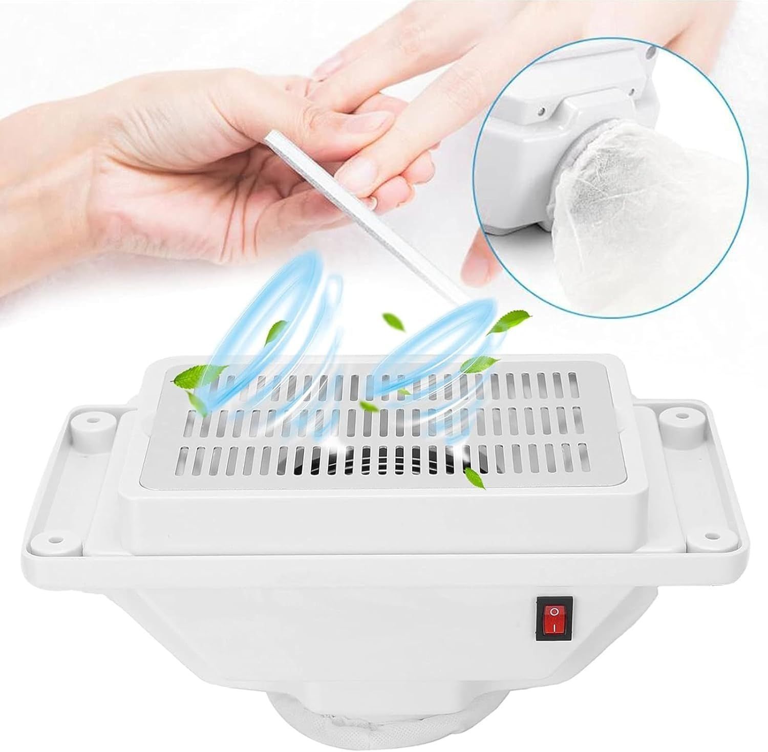 強力な電気ネイルダストストレージ