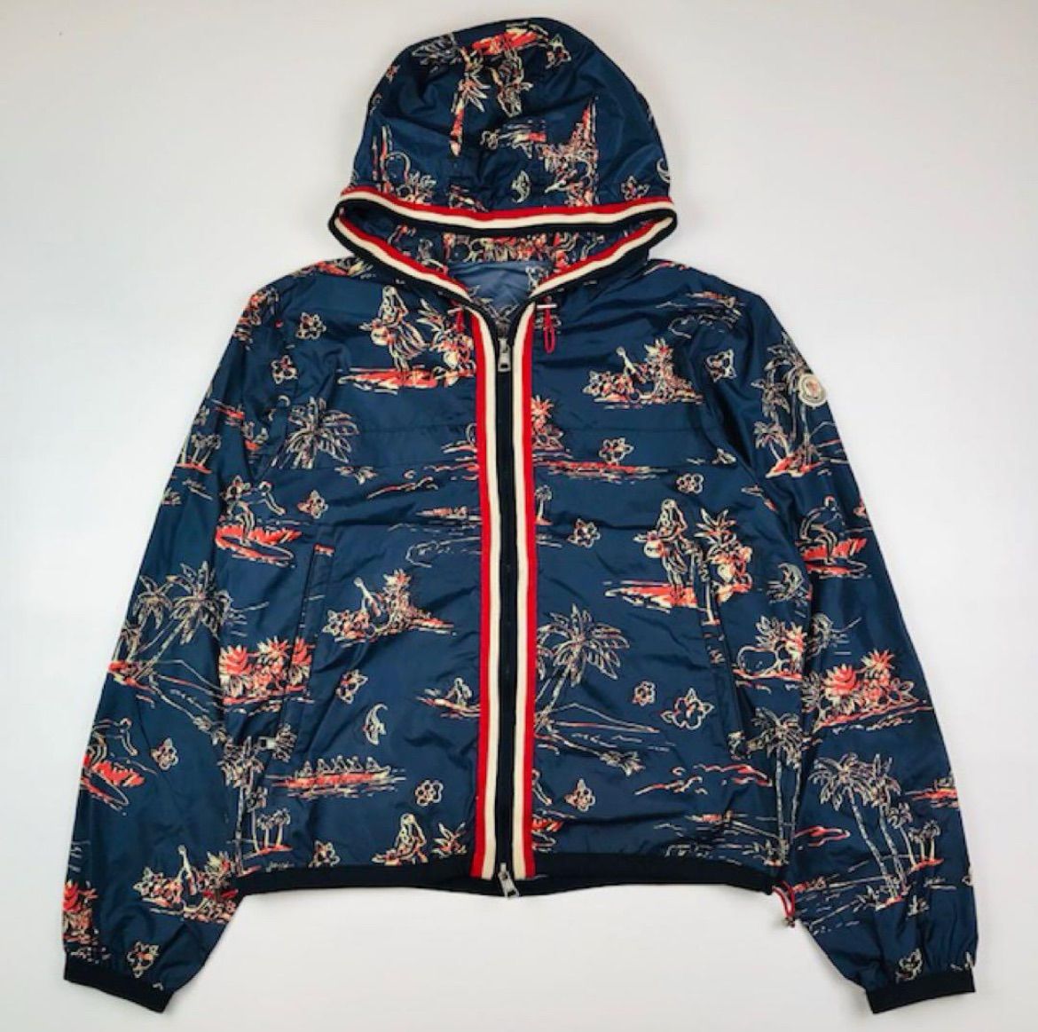 良品☆MONCLER・モンクレール ANTON メンズ 総柄 ブランドアイコン