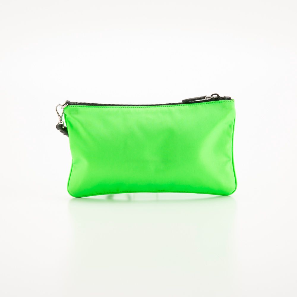 プラダ PRADA クラッチポーチ 1NH545 蛍光グリーン