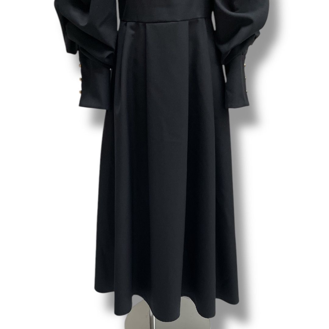 【代引き不可】 STINA closet パフスリーブロング スティナクローゼット ワンピース