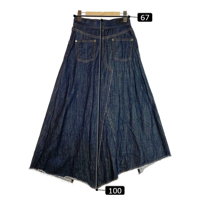 YASUTOSHI EZUMI デニムプリーツスカート ヤストシエズミ EZUMi (エズミ) プリーツロングデニムスカート YEAW1SK04