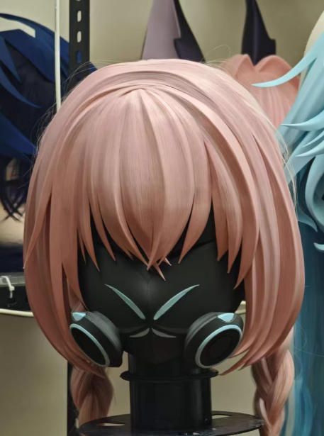 全頭マスク ロック付き NO.1192 マスク付き フルマスク ドール ヘッドロリータ人形 コスプレ 変身 仮装 着ぐるみ 二次元美少女