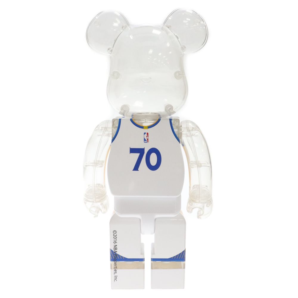 MEDICOM TOY - MEDICOM TOY メディコムトイ BE@RBRICK x NBA Golden State Warriors 400% ベアブリック ゴールデンステート ウォリアーズ フィギュア 人形 ホワイト Bearbrick x NBA Golden State Warriors 400% - US