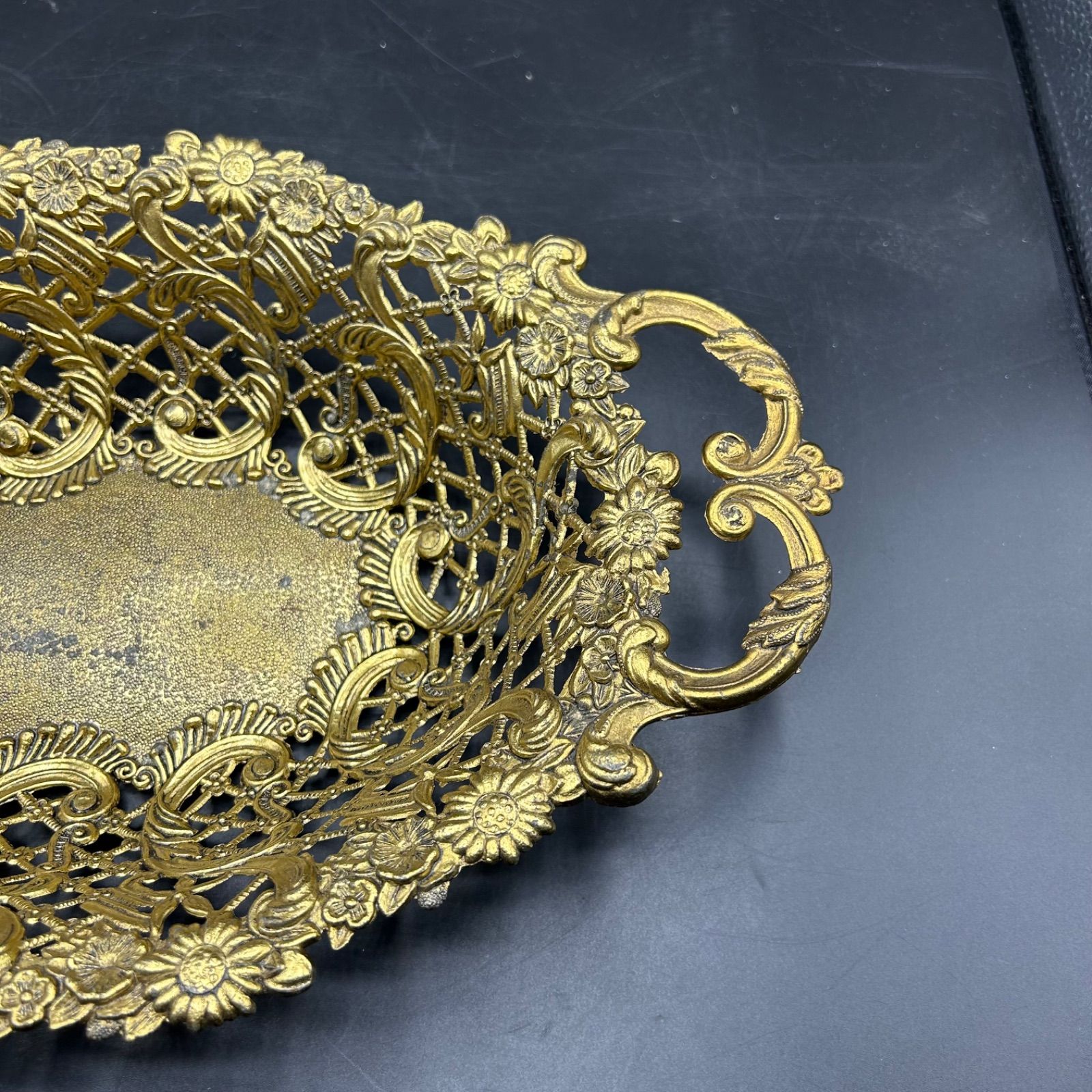 イタリア製 アンティーク調 バスケット 販売済み かご 小物入れ