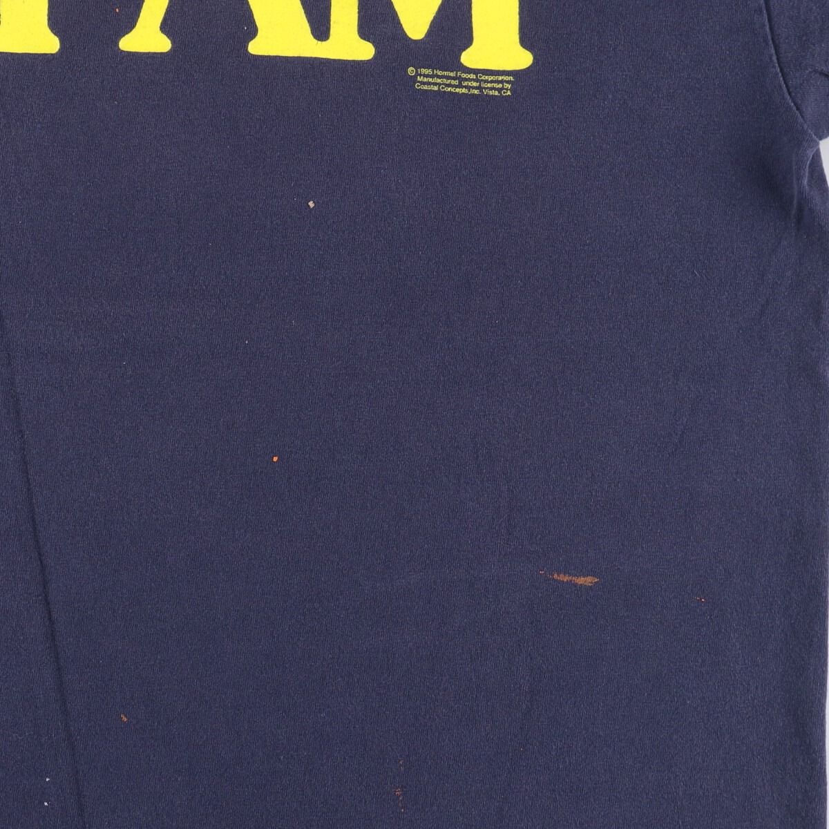 古着 90年代 SOF TEE SPAM スパム ペイント アドバタイジングTシャツ 