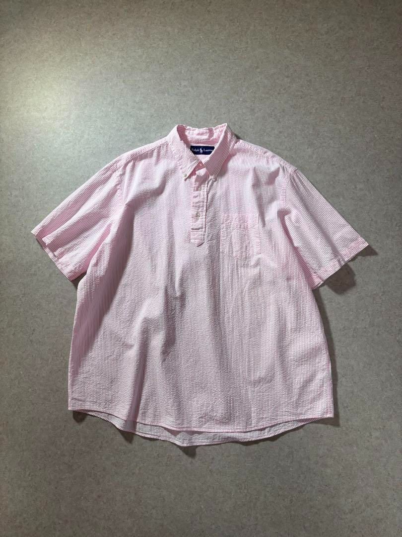 90s Ralph Lauren seersucker shirt