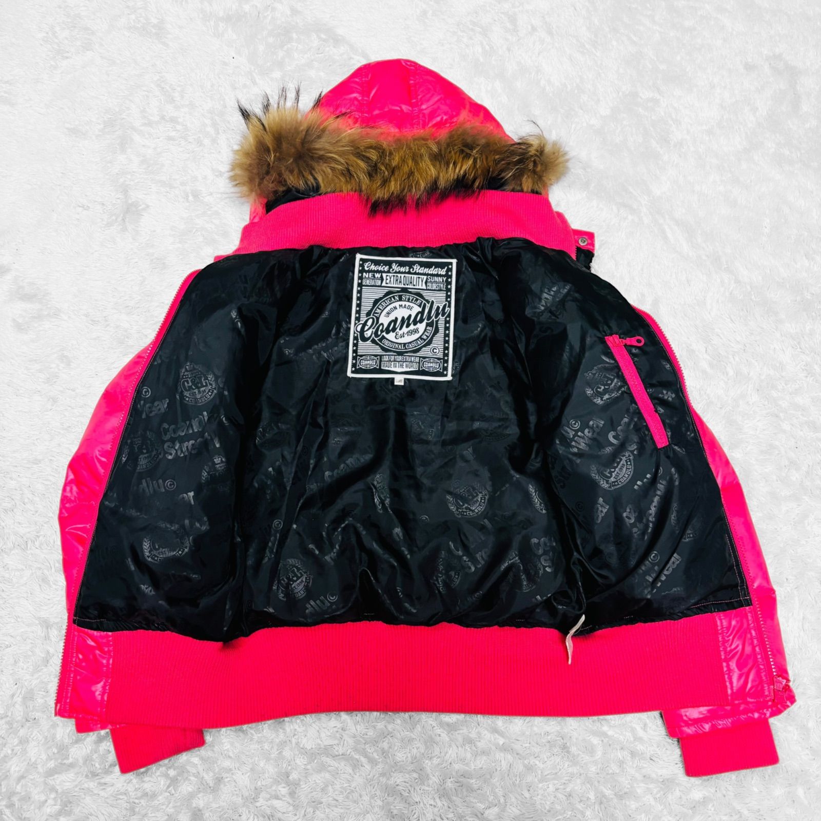 y2k ファー付きMA-1 00s archive ファー付き ダウン フライト