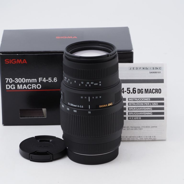 SIGMA 望遠ズームレンズ 70-300mm F4-5.6 DG MACRO キヤノン用