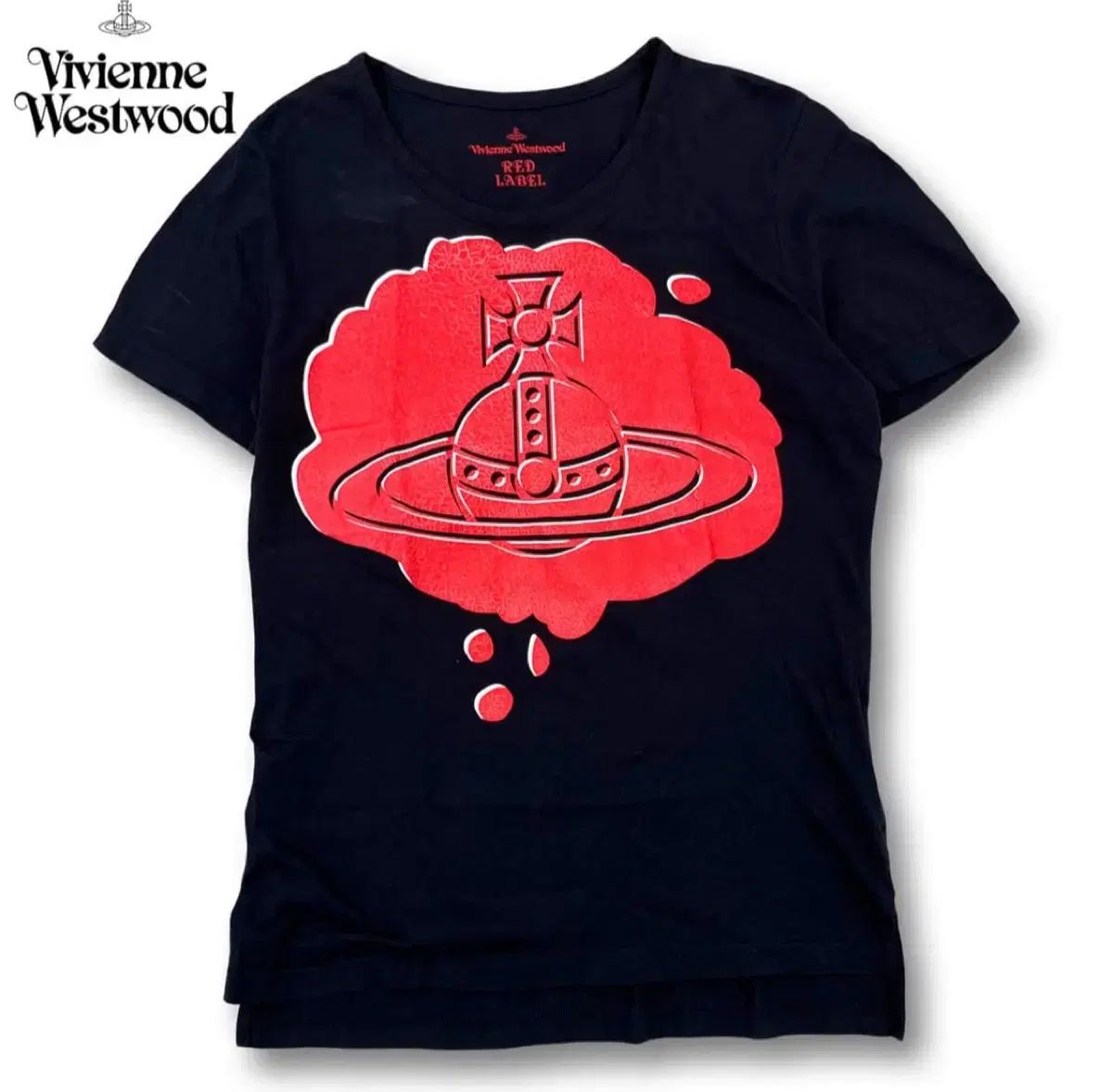 【人気】ヴィヴィアンウエストウッドレッドレーベル オーブ　ビックTシャツ 楽天市場】Vivienne Westwood RED LABEL / オーブプリントビッグ