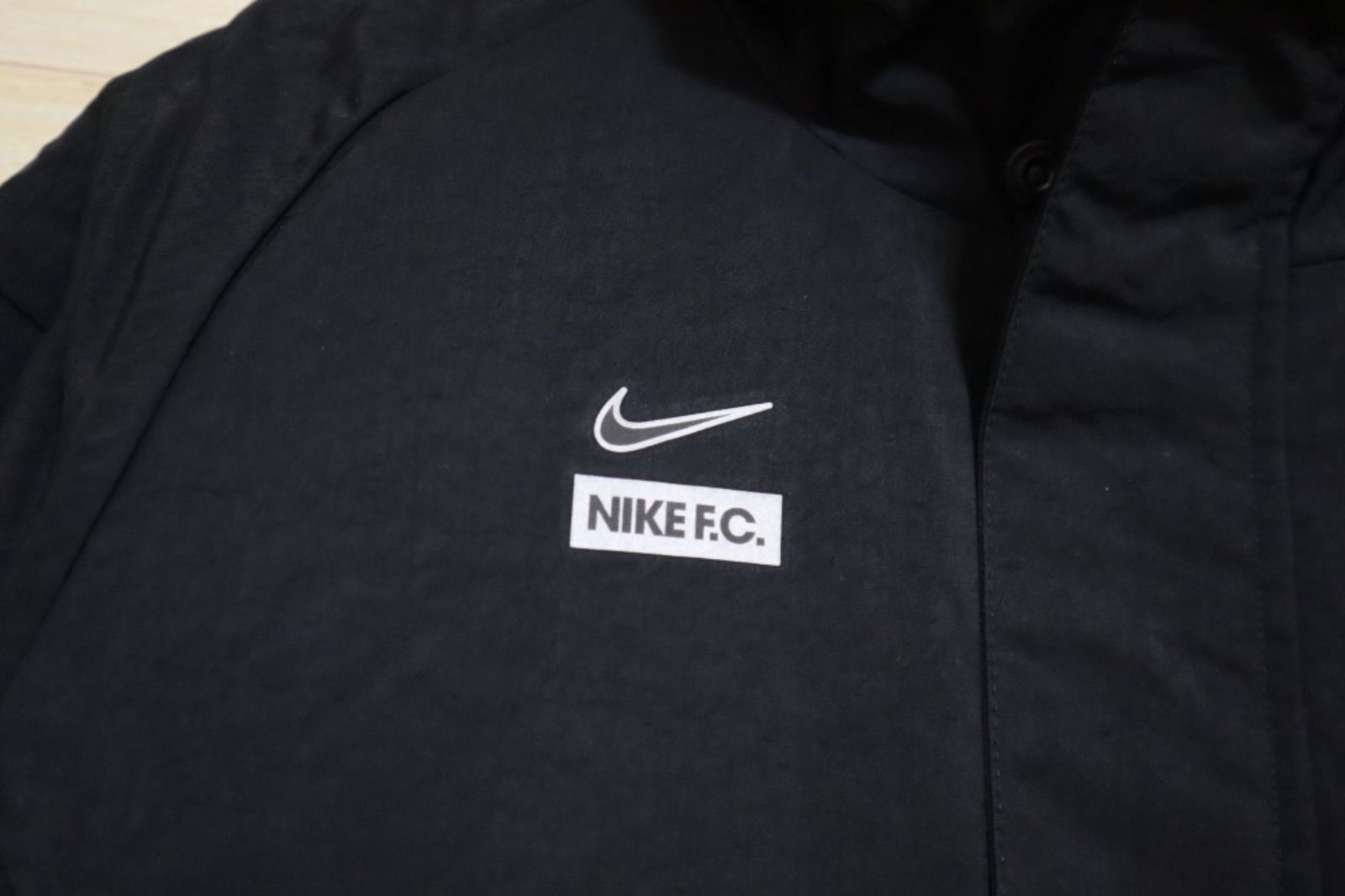 ナイキ FC NIKE FC サッカーウェア メンズ ベンチコート ブラック