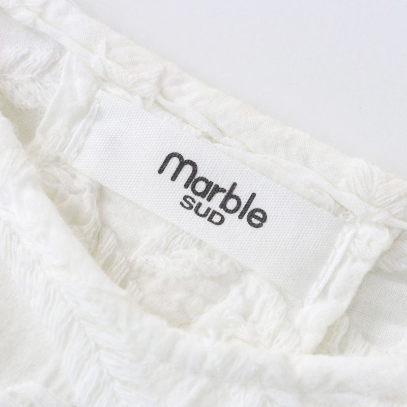 マーブルシュッド marble SUD EMB ドルマンスリーブ 総刺繍 プル