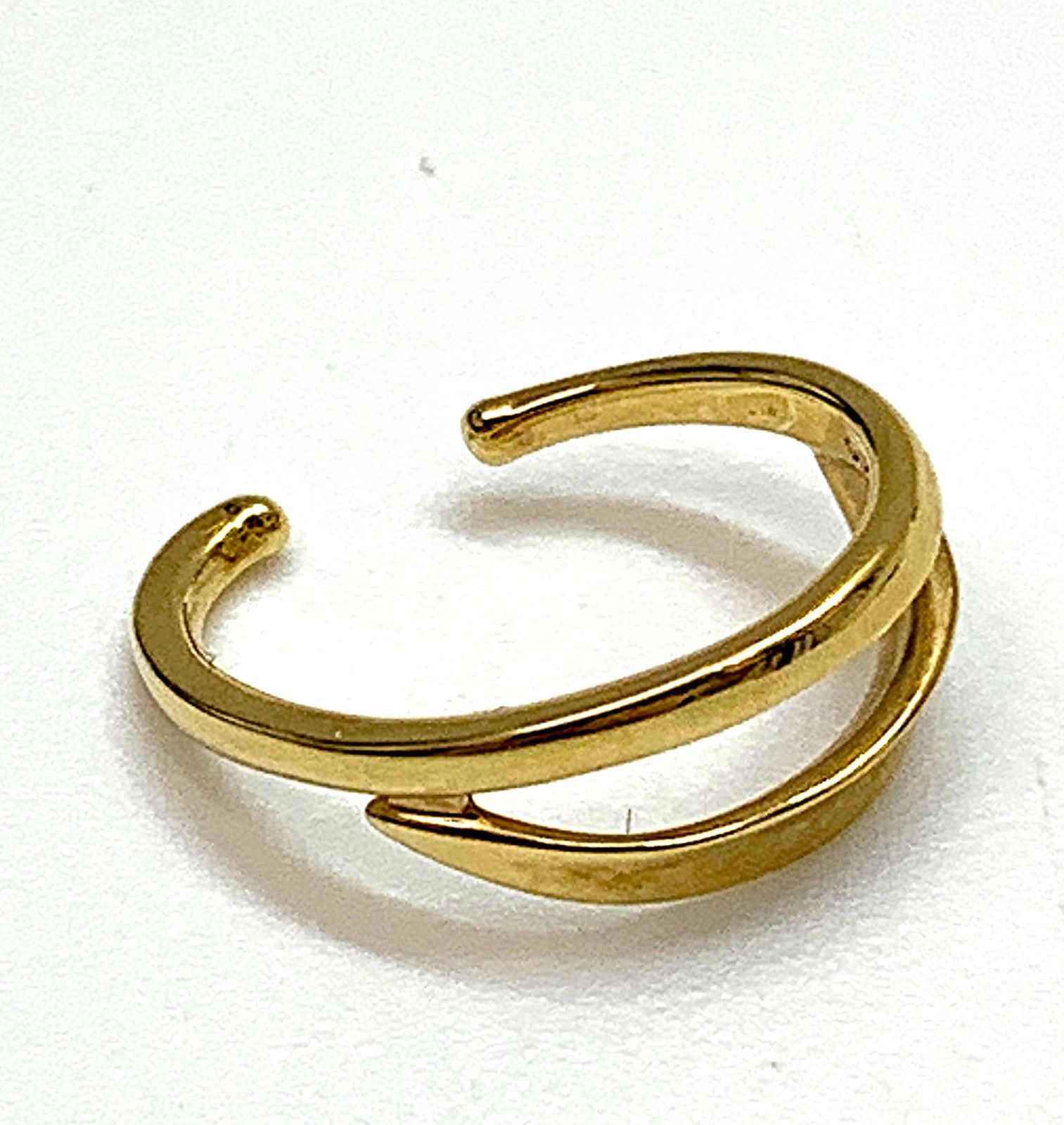 STAR JEWELRY ゴールドウェーブイヤーカフK10 K10 STAR JEWELRY スタージュエリー GOLD WAVE EAR CUFF イヤーカフ