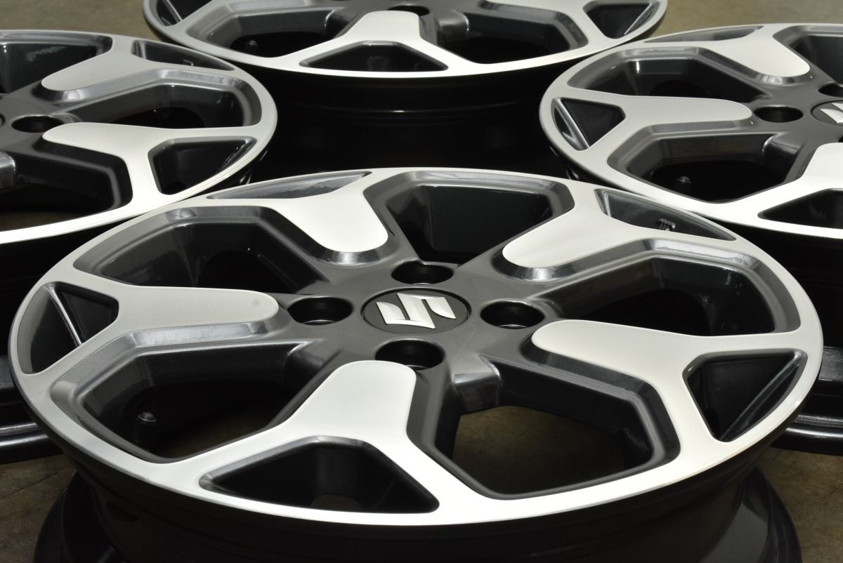 スズキ ハスラー 純正 15in 4.5J 45 PCD100 4本セット スタッドレス用に アルト スペーシア ギア ワゴンR アルト ラパン 可