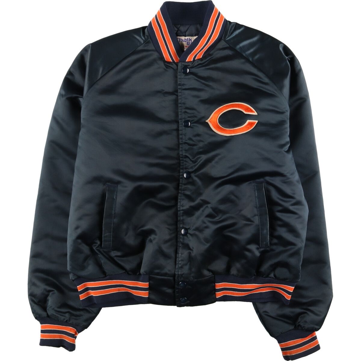 NFL CHICAGO BEARS chalk line スタジャン 80s~ - ジャケット・アウター