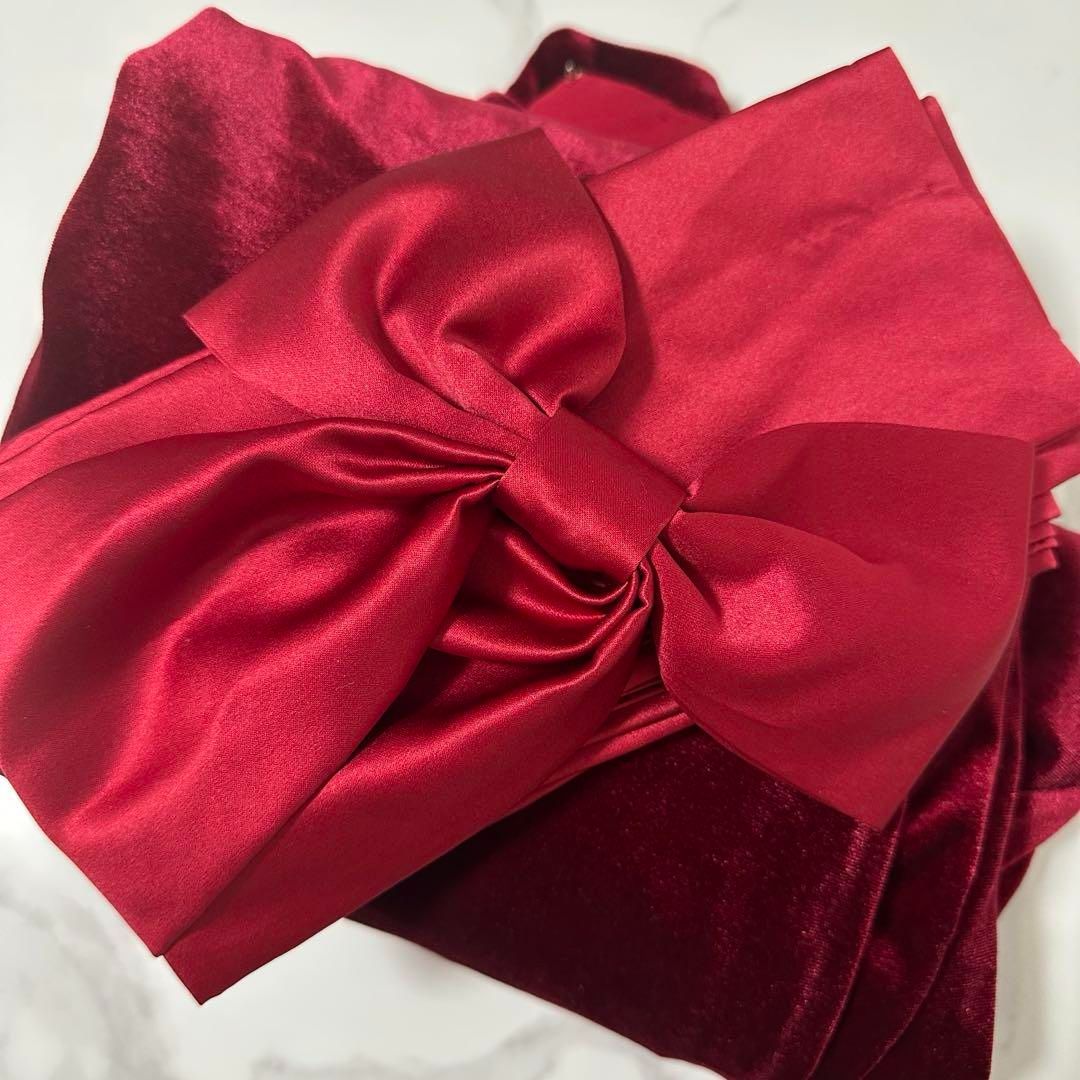 1着のみの特別価格 ベロア生地のサテンリボン付きロングドレス 1着のみの特別価格 ベロア生地のサテンリボン付きロングドレス - メルカリ