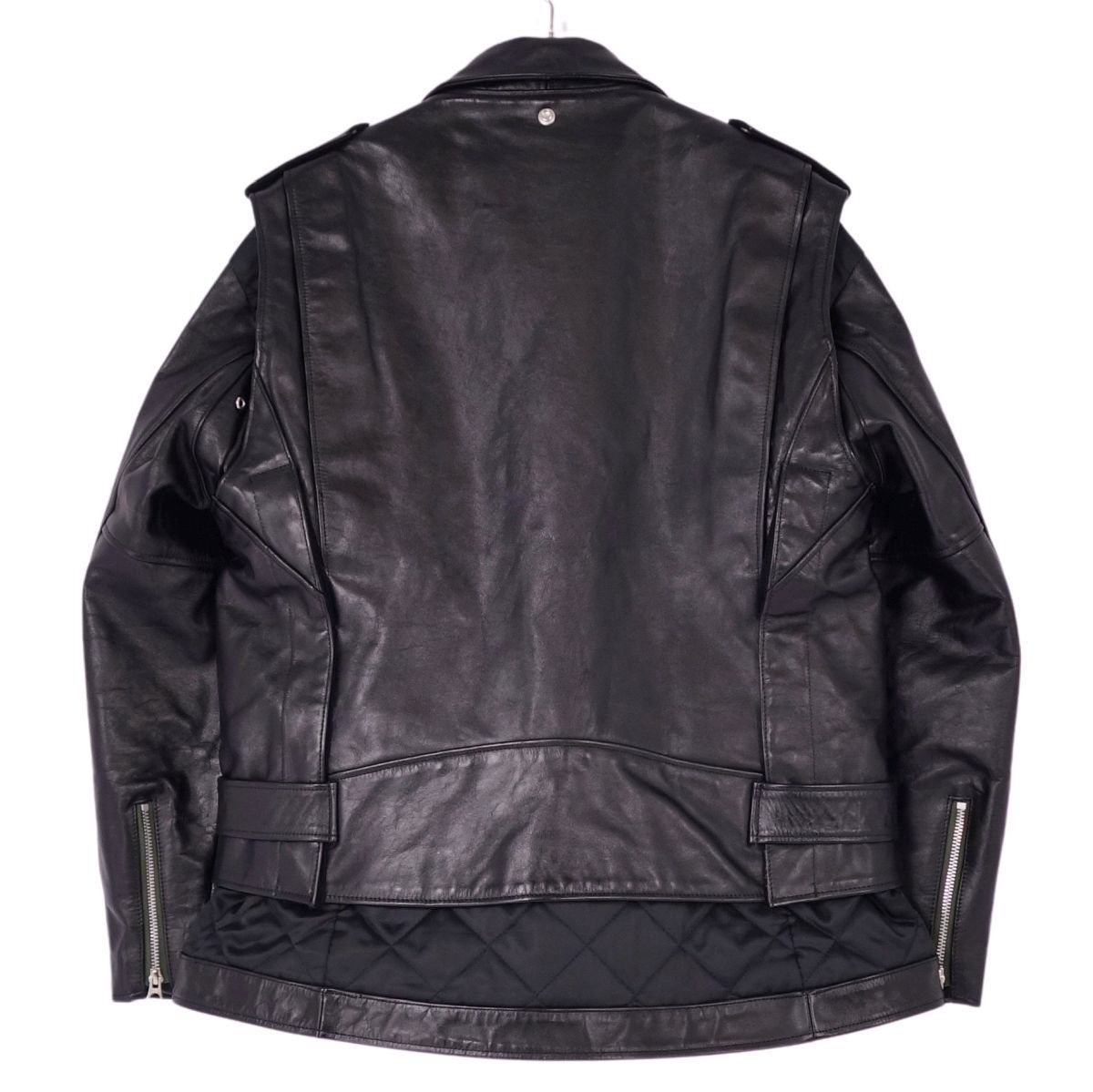 美品 ショット サカイ Schott Sacai 22AW 2way レザージャ - メルカリ