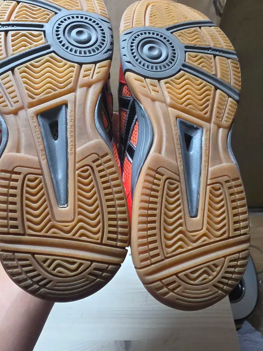  asics アシックス 宝くじ fl 5 バレーボール バドミントン スポーツ大学入試 230 mm オレンジ その他 バドミントン